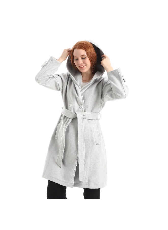 Coctail Coat-17380-gray - Image 3